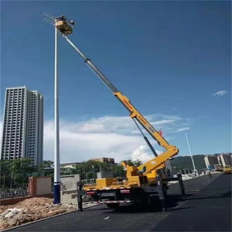 崇阳维修路灯的曲臂升降车出租